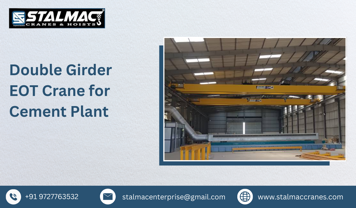 Double Girder EOT Crane for Cement Plant