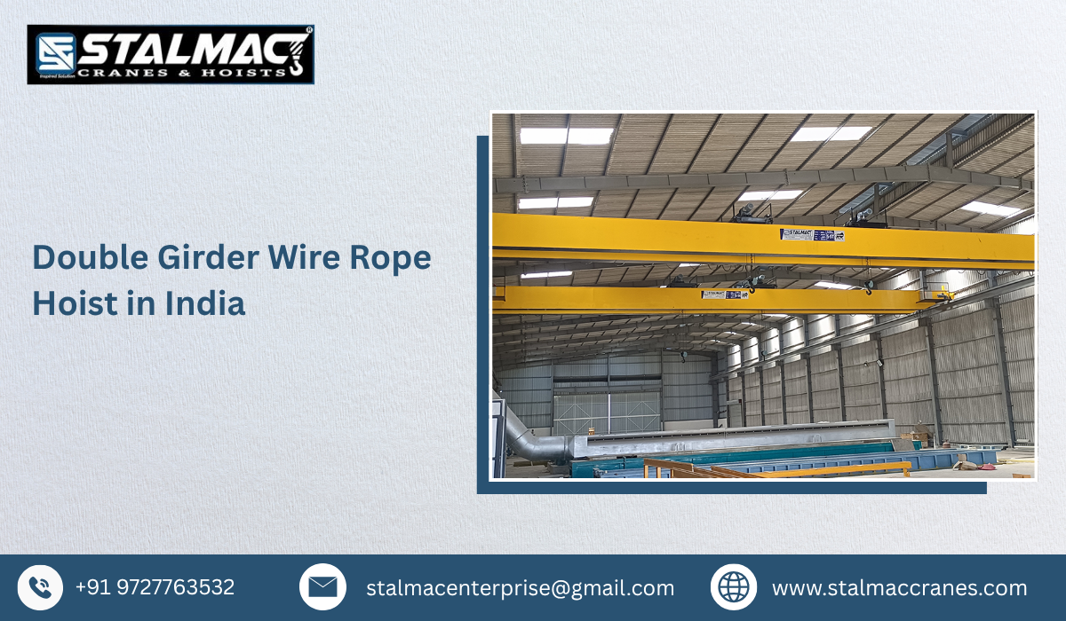 Double Girder Wire Rope Hoist In India