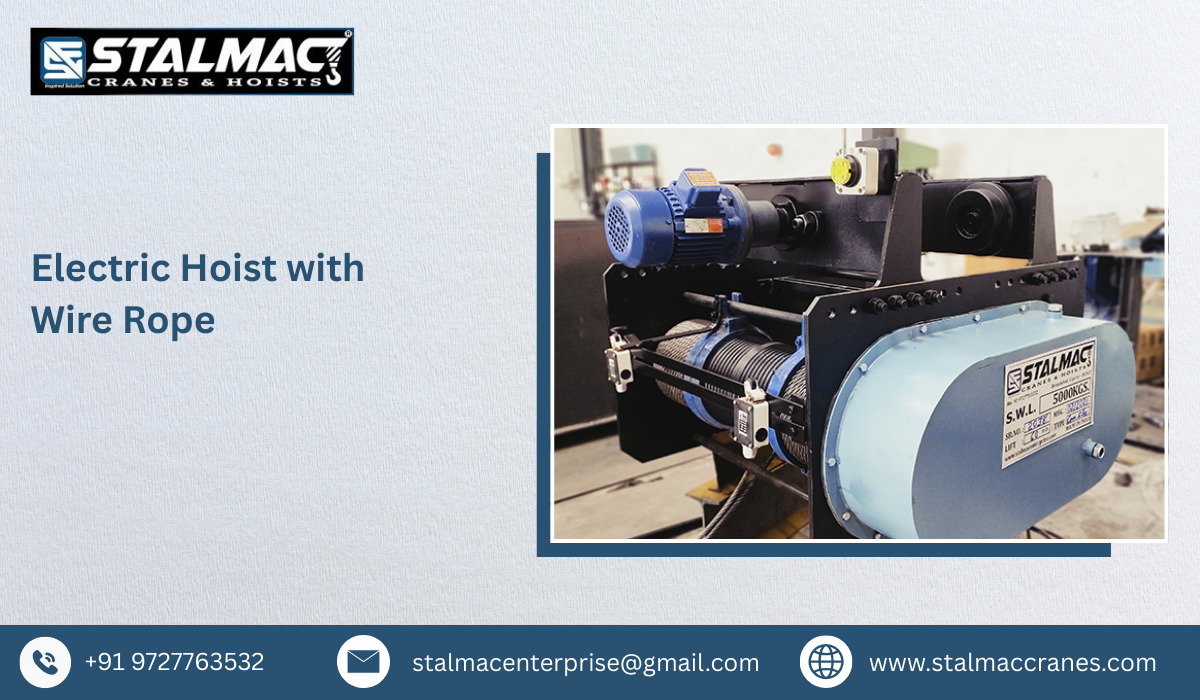 Electric Hoist with Wire Rope