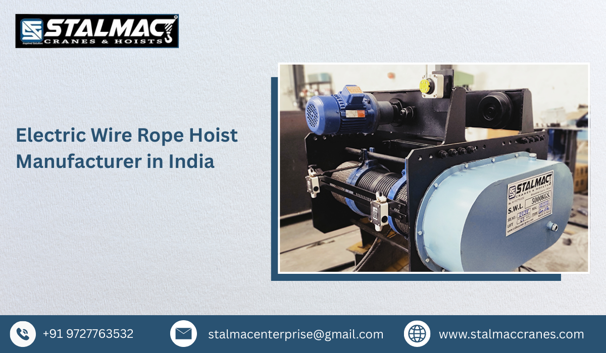 Electric Wire Rope Hoist Manufacturer in India