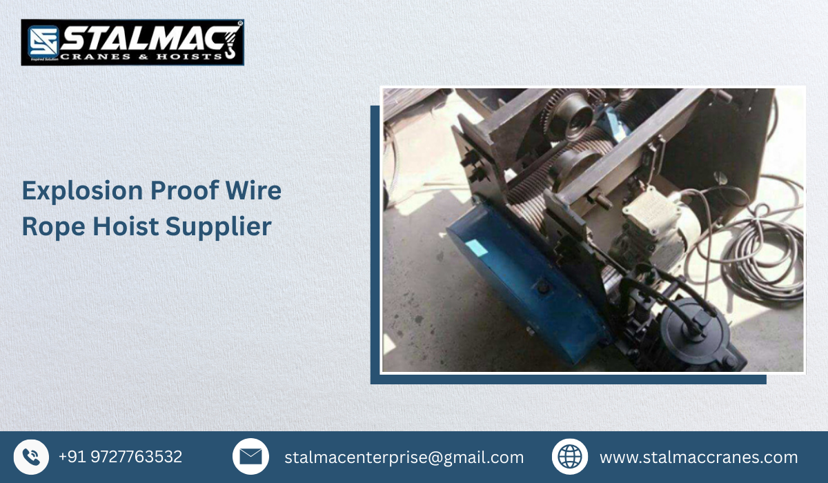 Explosion Proof Wire Rope Hoist Supplier