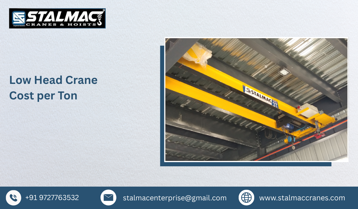 Low Head Crane Cost per Ton