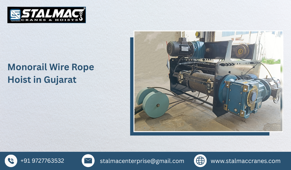 Monorail Wire Rope Hoist In Gujarat