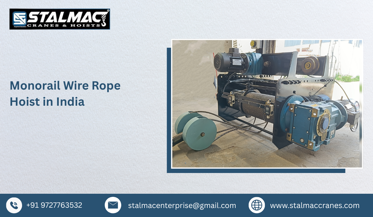 Monorail Wire Rope Hoist In India